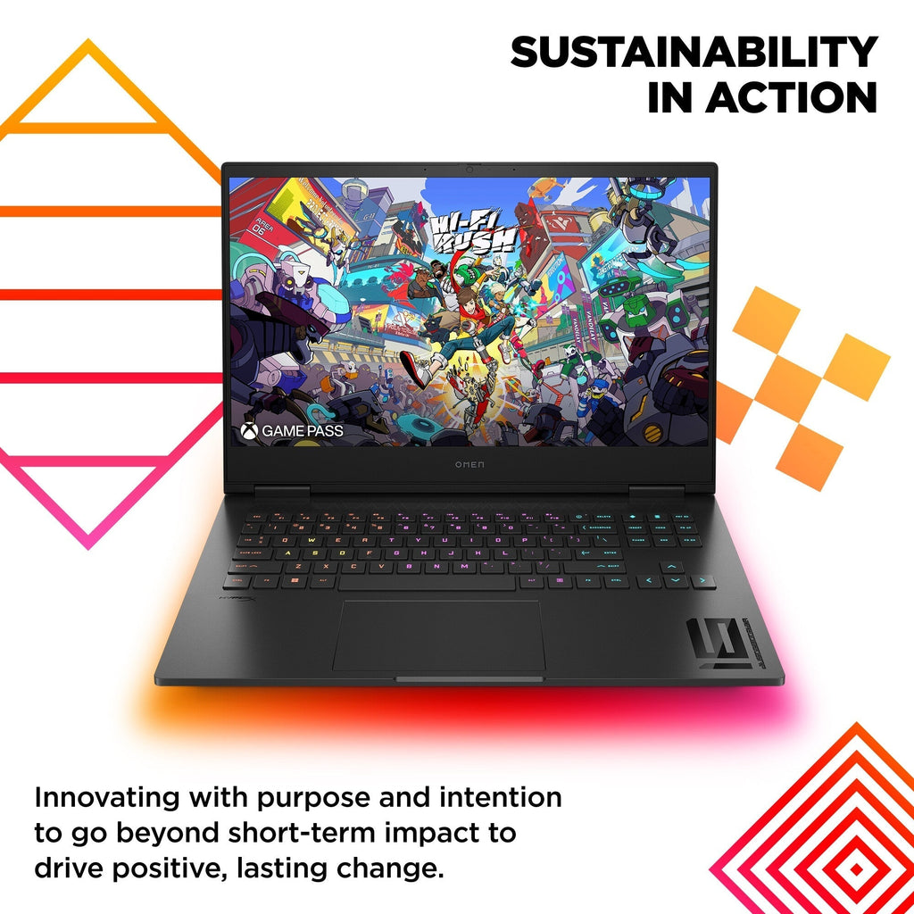 HP OMEN 16 Laptop - 40.9 cm (16.1") - Intel® Core™ i9-14900HX - 32 GB DDR5-SDRAM - 1 TB SSD - NVIDIA GeForce RTX 4080 - Wi-Fi 7 - Windows 11 Home - Black