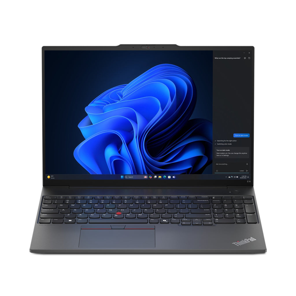 Lenovo ThinkPad E16 Laptop - 40.6 cm (16") - Intel Core Ultra 5 125U - 16 GB DDR5-SDRAM - 256 GB SSD - Wi-Fi 6E - Windows 11 Pro - Black