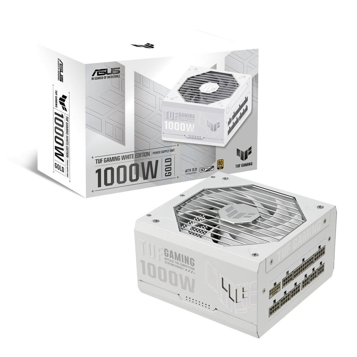 ASUS TUF Gaming "White Edition" - 1000W 80+ Gold Fully Modular Power Supply Unit