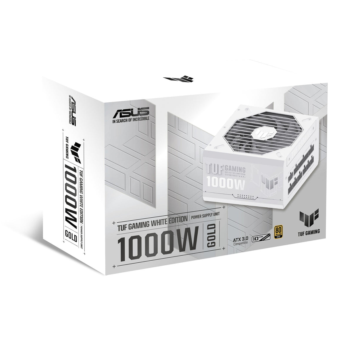 ASUS TUF Gaming "White Edition" - 1000W 80+ Gold Fully Modular Power Supply Unit