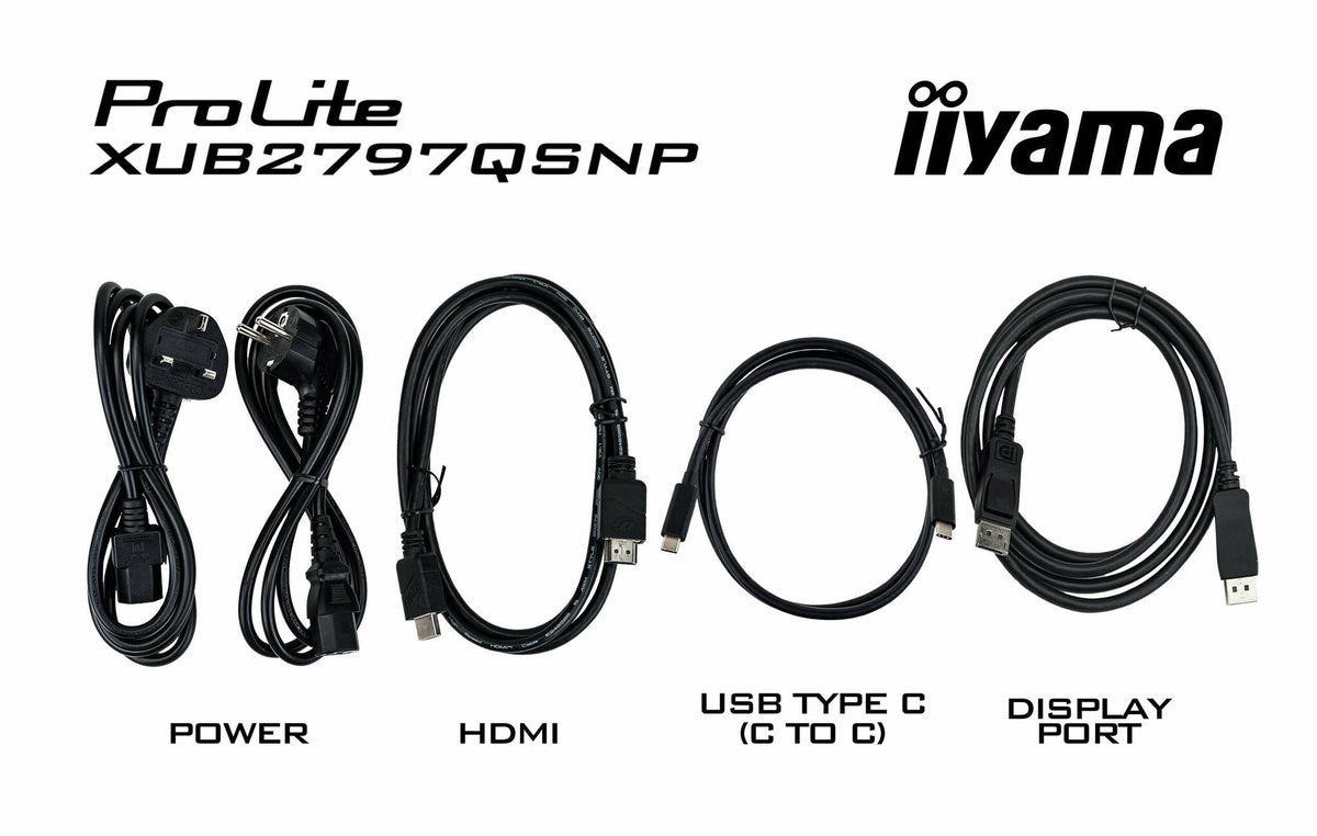 iiyama ProLite XUB2797QSNP-B1 - 68.6 cm (27") - 2560 x 1440 pixels WQHD LED Monitor