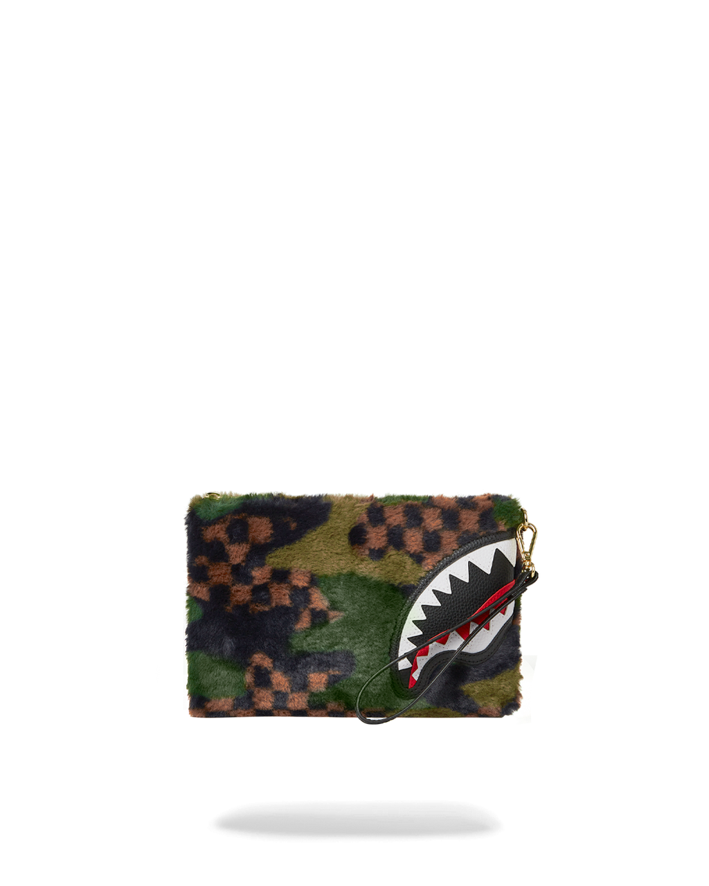 BIG SKY FUR SHARK CROSSOVER CLUTCH