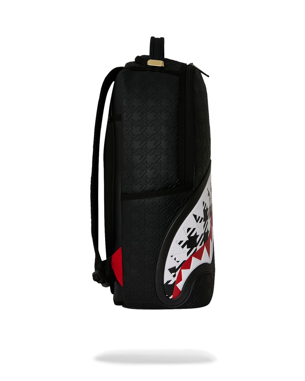 PORSCHE BLACK EMBOSSED PEPITA COLLAB BACKPACK - LIMITED EDITION