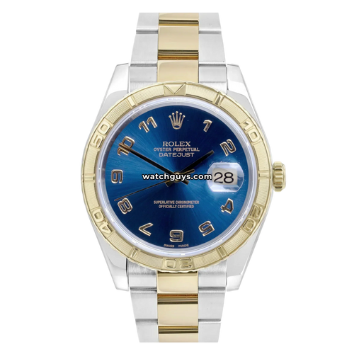 Rolex Datejust 16263 Blue Two Tone Oyster