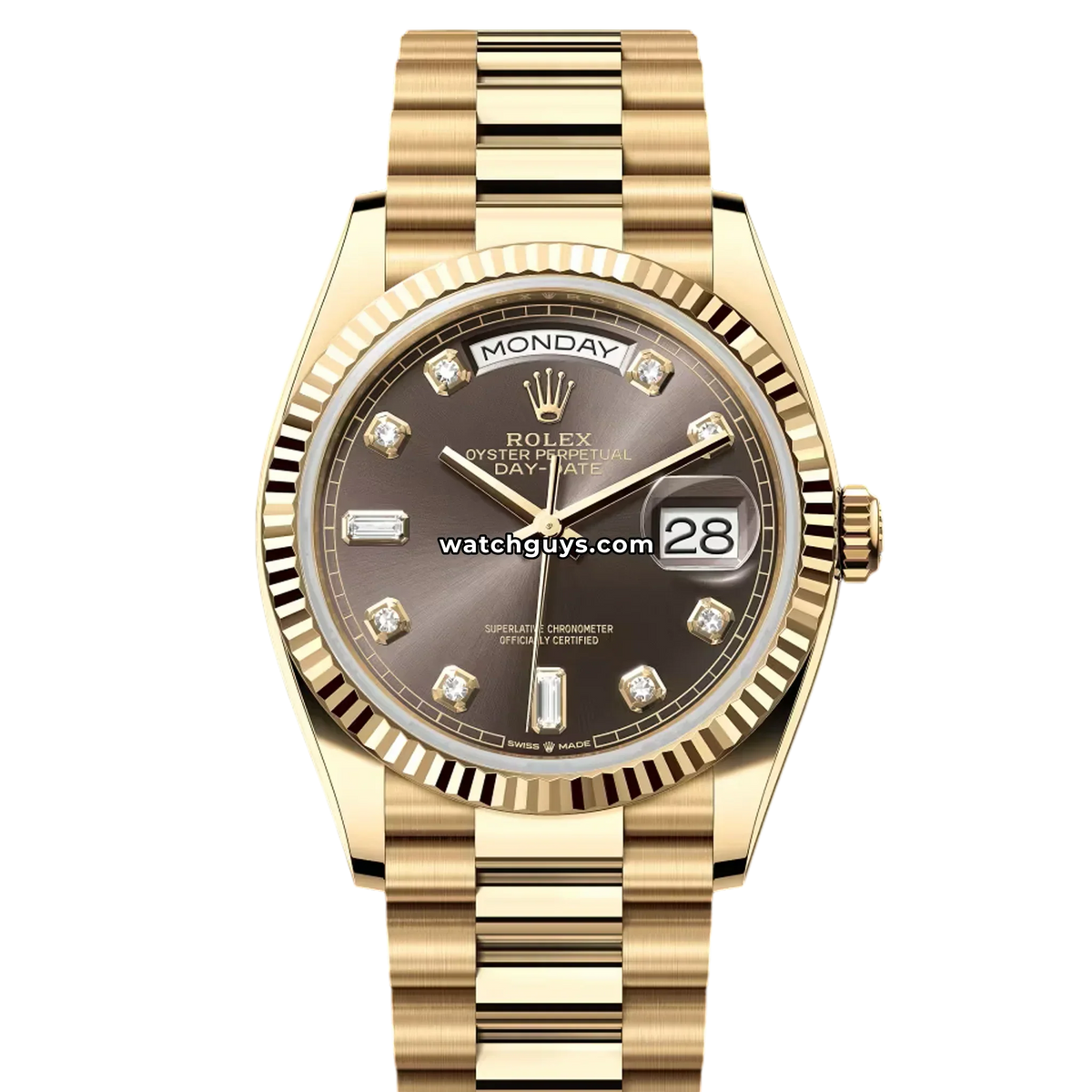 Rolex Day-Date 128238 Dark Grey Diamond