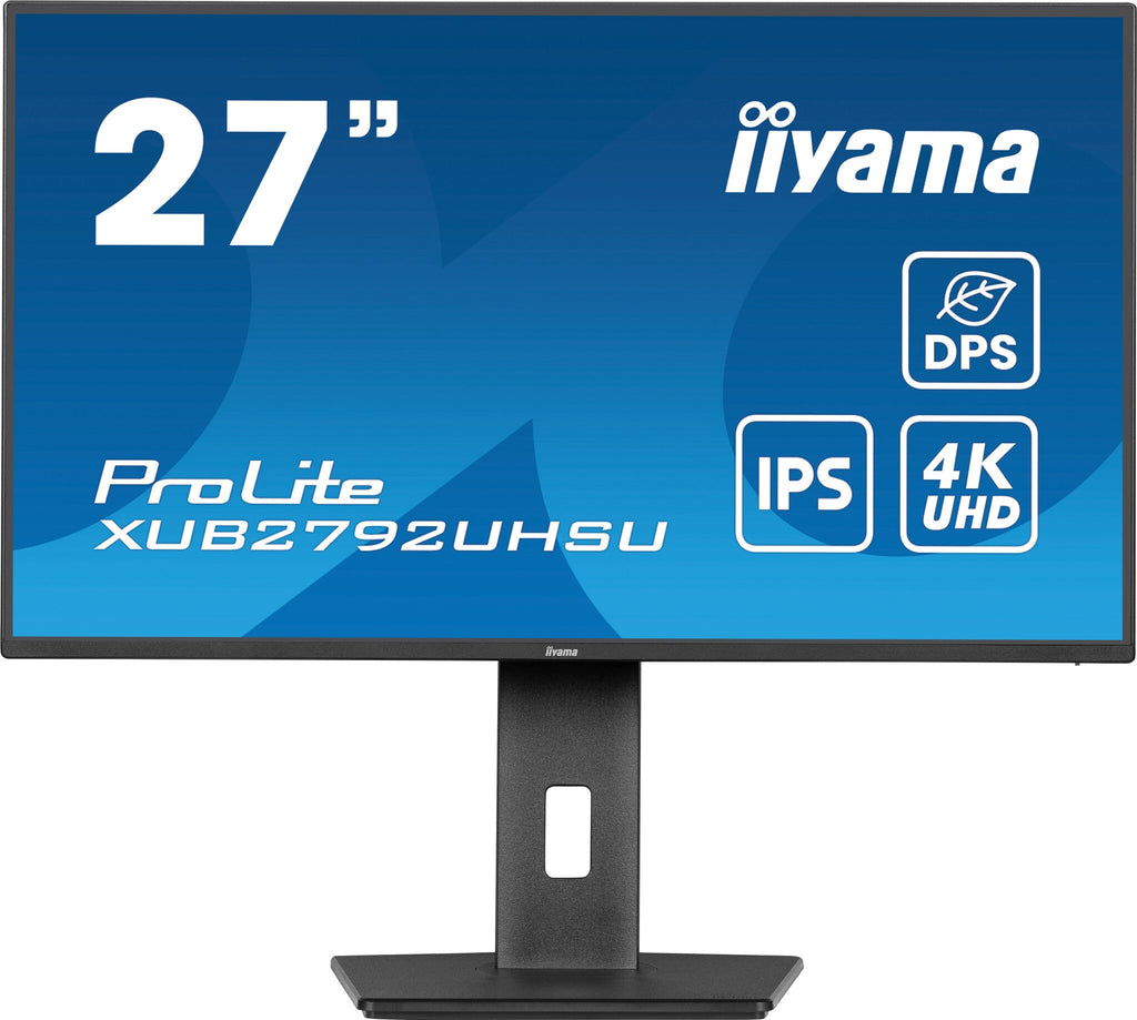 iiyama ProLite XUB2792UHSU-B6 - 68.6 cm (27") - 3840 x 2160 pixels Dual UHD LED Monitor