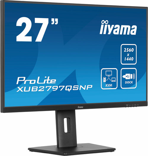 iiyama ProLite XUB2797QSNP-B1 - 68.6 cm (27") - 2560 x 1440 pixels WQHD LED Monitor