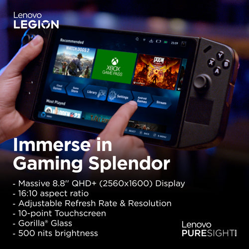 Lenovo Legion Go -  22.4 cm (8.8") - 512 GB - Portable game console in Black