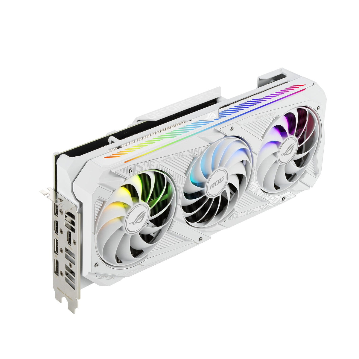 ASUS ROG STRIX V2 "White Edition" OC - NVIDIA 8 GB GDDR6 GeForce RTX 3070 graphics card