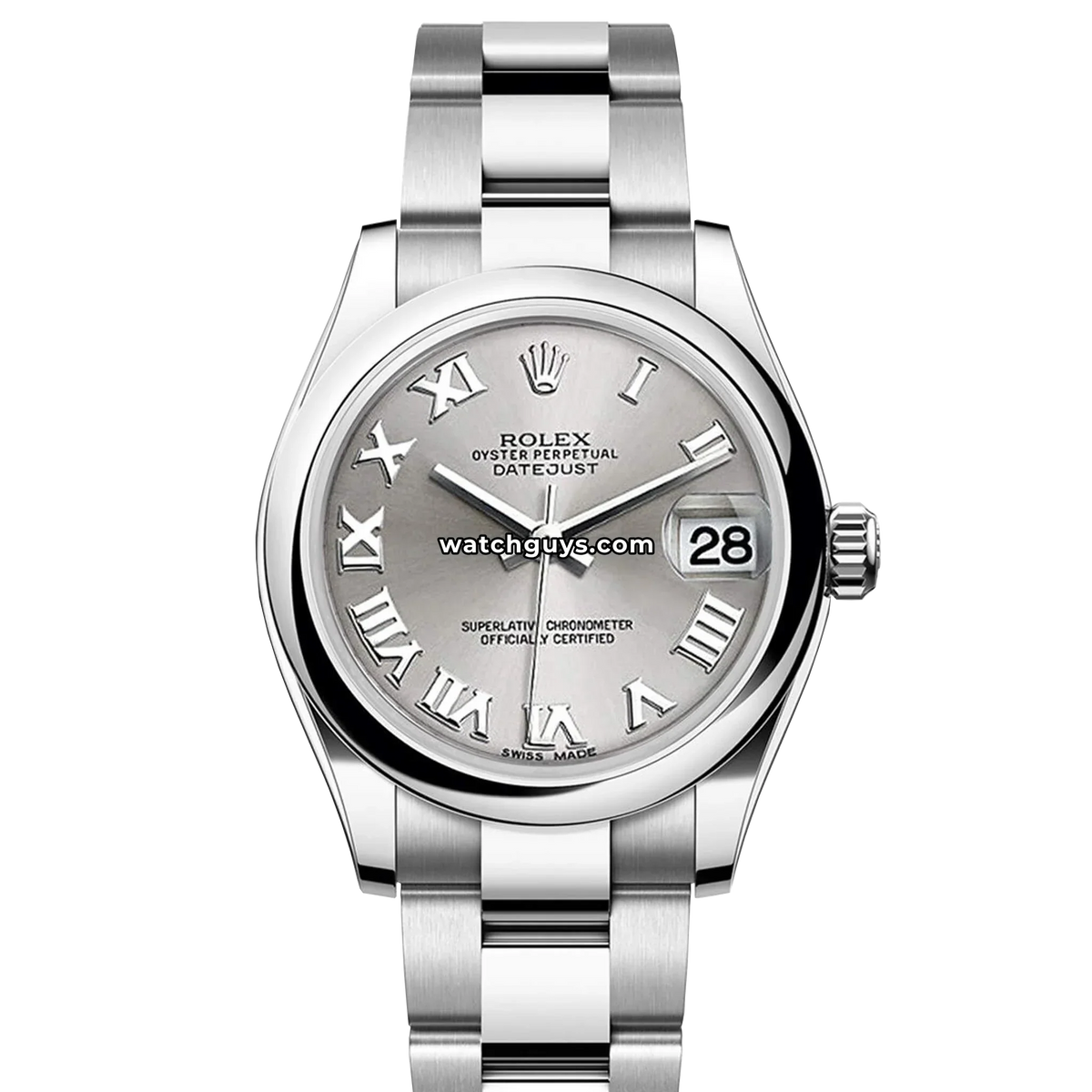 Rolex Datejust 178240 Silver Roman Oyster